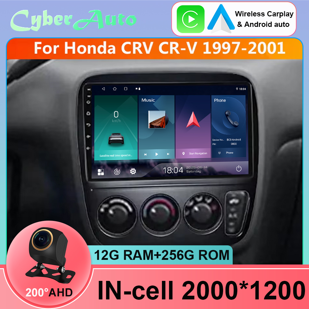 Cr Touch - Autoradio Android 15 pour Honda CRV