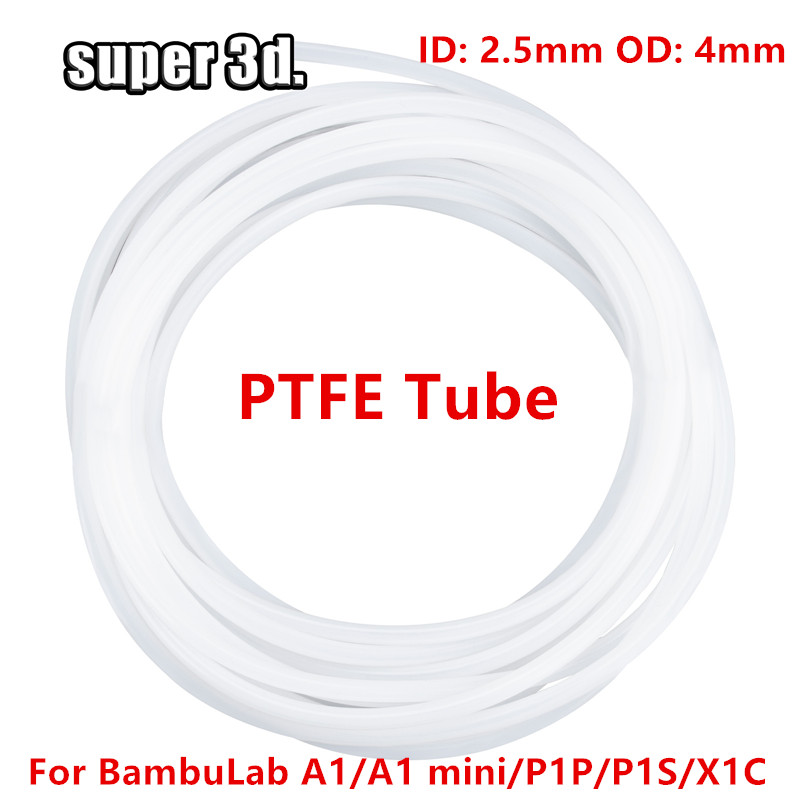 Bowden Tube - Tube PTFE Bambu Lab 1/2/50M, diamètre