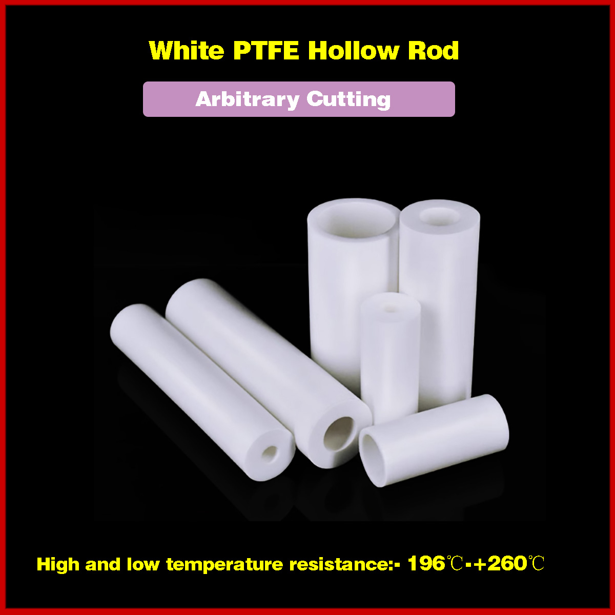 Ptfe Tube - Tube en PTFE blanc ID 5-20mm,