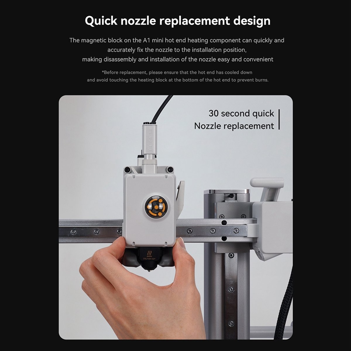 Hotend Assembly - Kit DT1410/Hotend pour A1/A1 Mini, ensemble