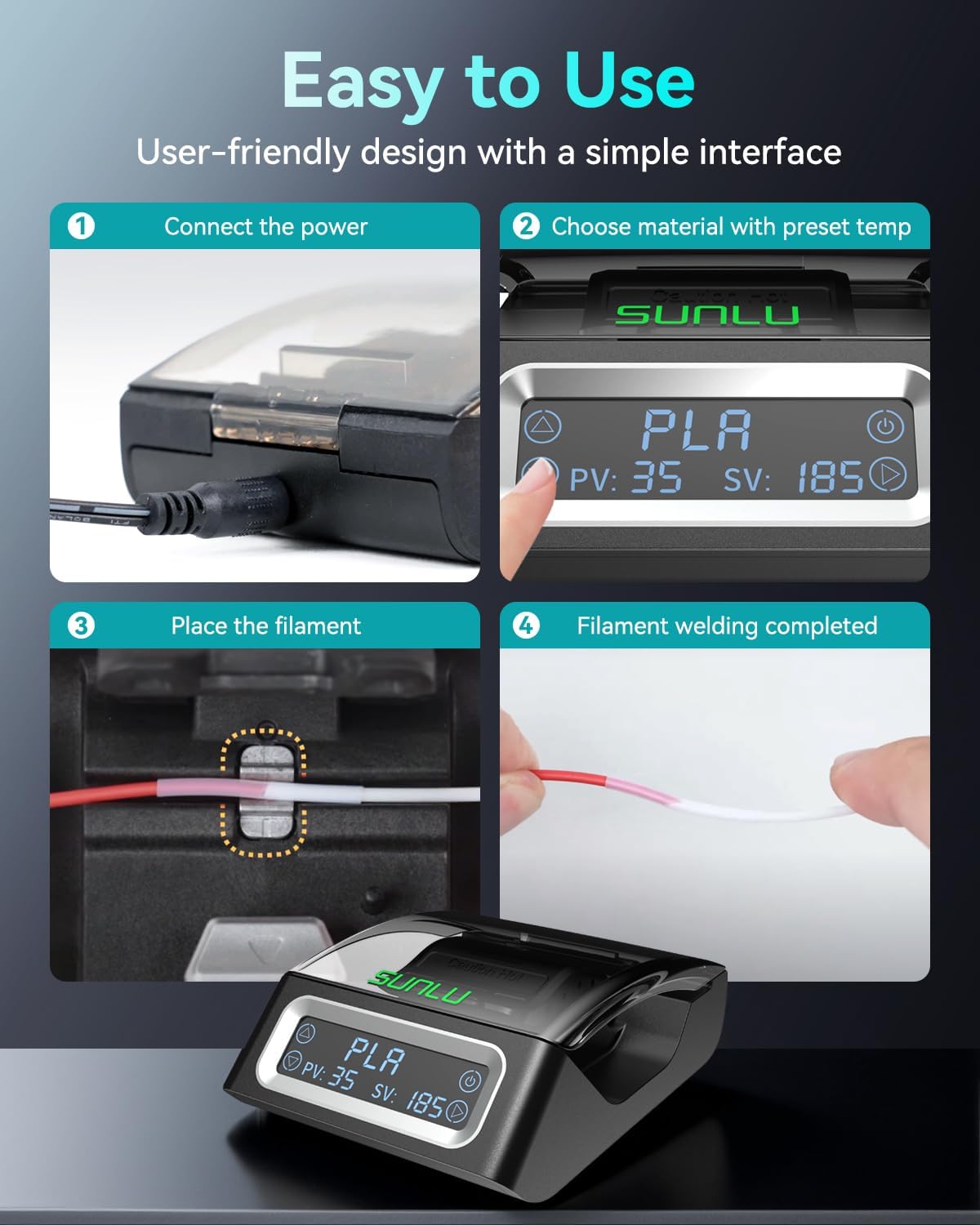 Connecteur de filament SUNLU F - Filament 1.75 avis et prix