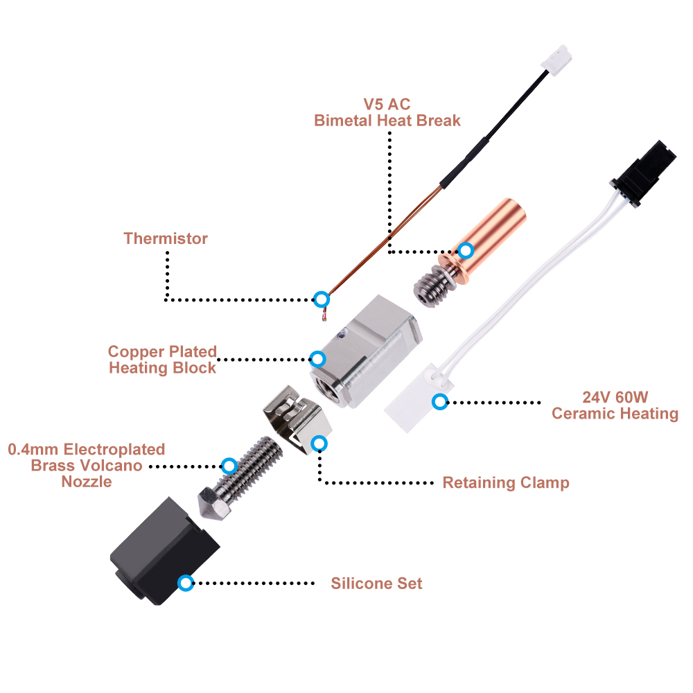 Kit Hotend pour Anycubic Kobra - Hotend Assembly avis et prix