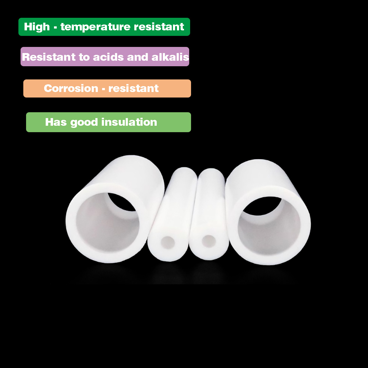 Tube en PTFE blanc ID 5-20mm,  - Ptfe Tube avis et prix