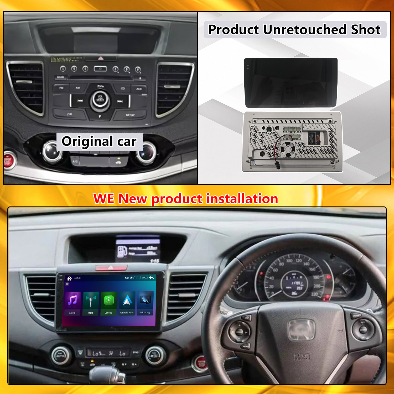Autoradio modifié pour Honda C - Cr Touch avis et prix