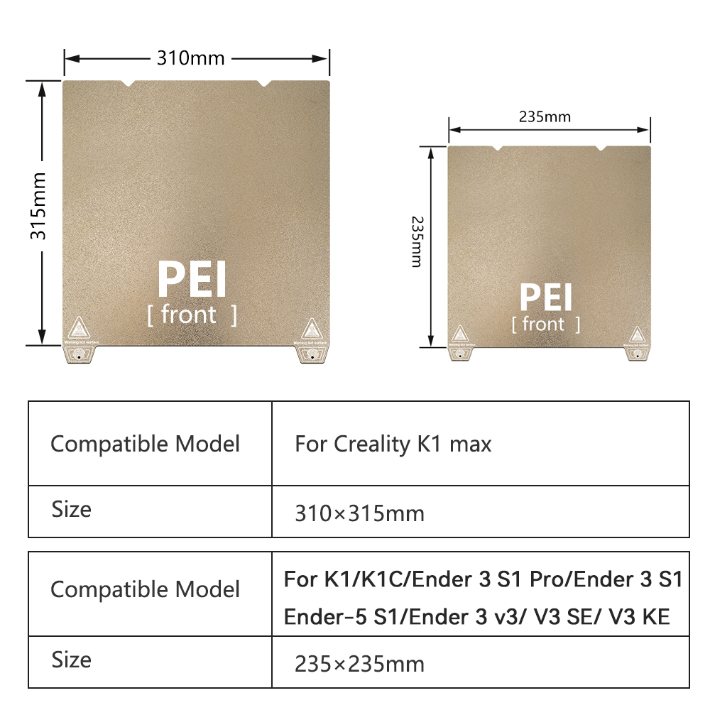 Plaque de construction K1 Max  - 3D Printer Bed avis et prix