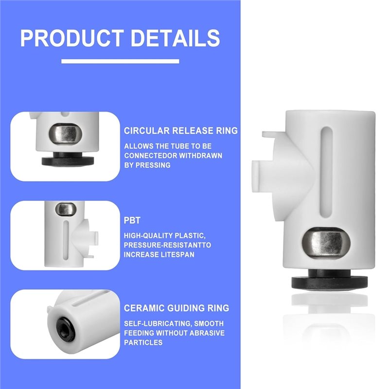 Connecteurs de tubes B62B-PTFE - Ptfe Tube avis et prix